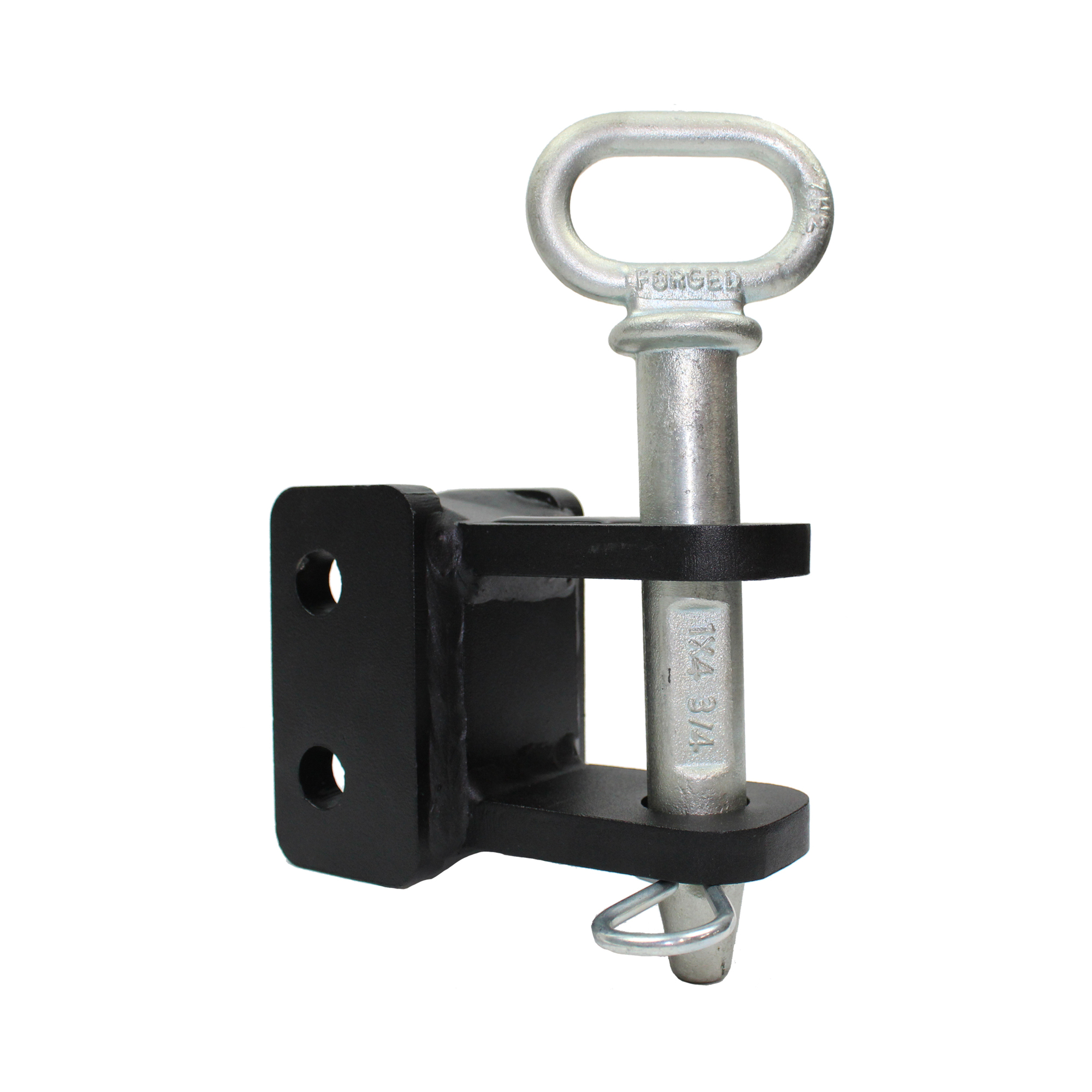 BulletProof Hitches, MEDIUM DUTY 2-TANG CLEVIS WITH 1in. PIN, Fits Receiver Size Multiple in, Model# MD2TANG
